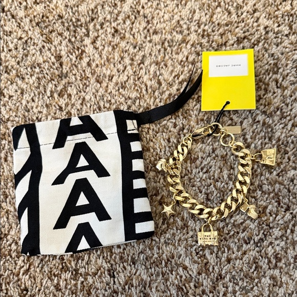 Marc Jacobs Jewelry - Brand New Marc Jacobs Gold Chain Bracelet with Lock Charms